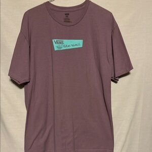Vans Purple Short Sleeve Tee Casual Comfort